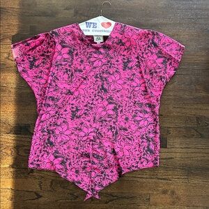 Ricky Smithline Women’s Pink and Black Blouse Size 16W